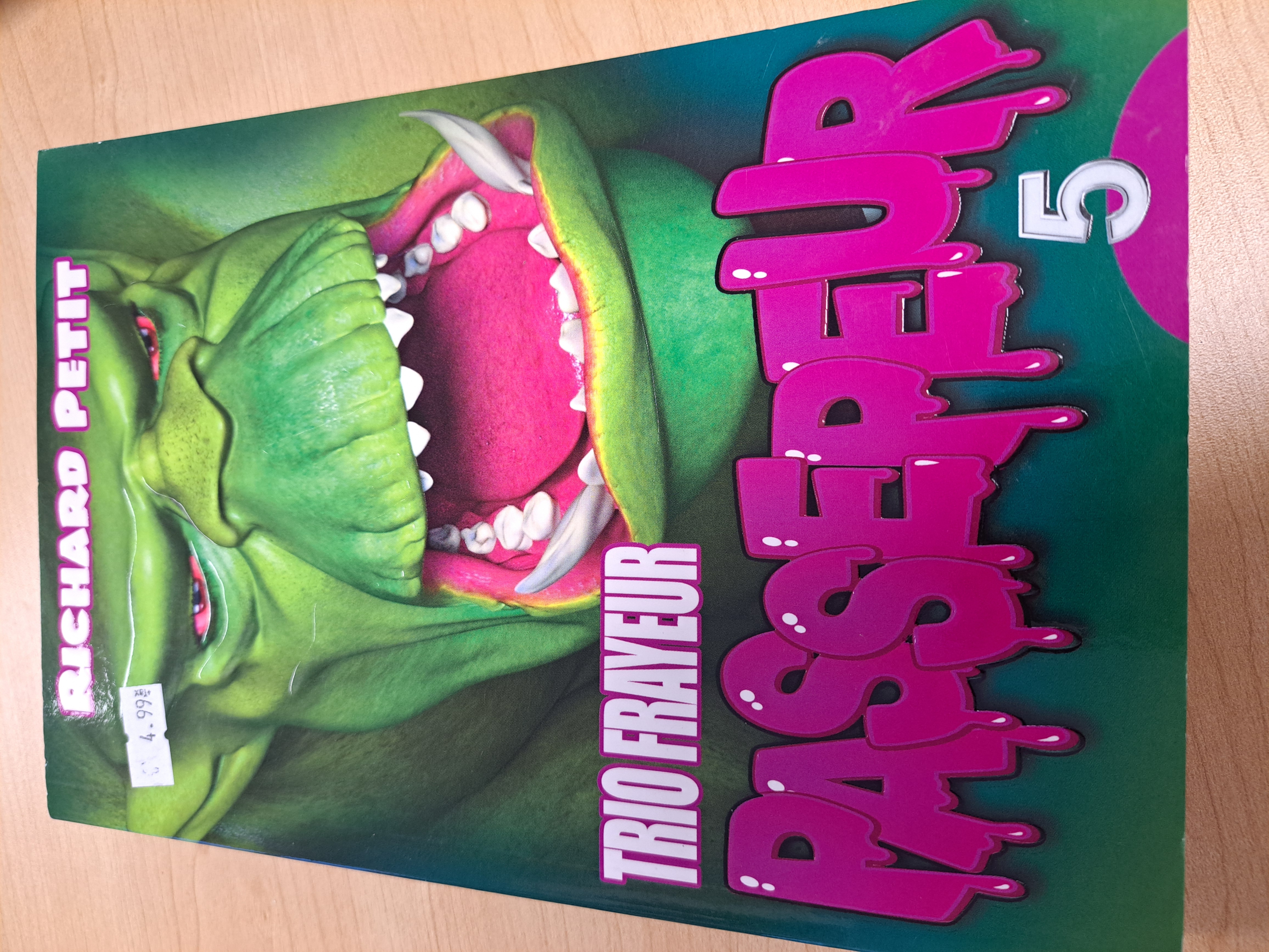 Trio Frayeur Passepeur no5 Richard Petit livre usagé